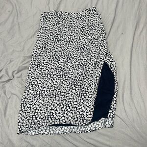 Abercrombie and Fitch floral midi skirt